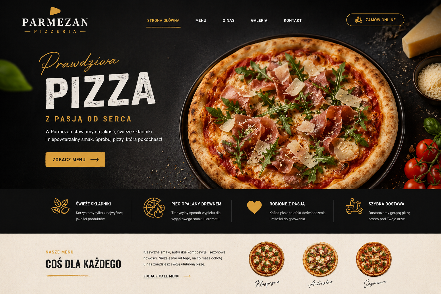 Realizacja: Parmezan Pizzeria